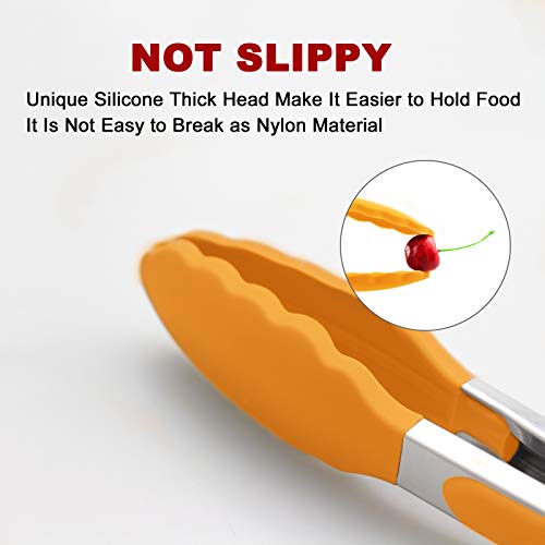 2 Pack Silicone Kitchen Tongs (2 Count)