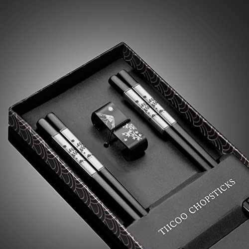 Premium 304 Stainless Steel Chopsticks Set