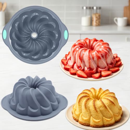 4 Pieces Silicone Cake Pan (4 Count)