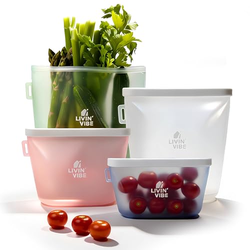Reusable Silicone Food Storage Bags