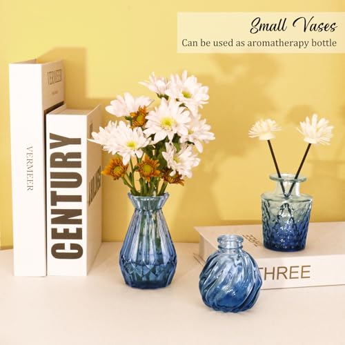 Set of 36 Glass Bud Vases Small Flower Vases for Centerpieces (36 Count)
