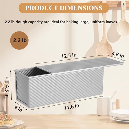 Pullman Loaf Pan with Lid 13x4