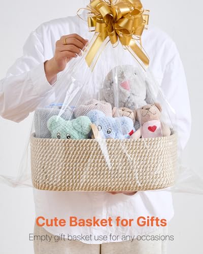 Small Woven Storage Basket for Organizing (3 Count)