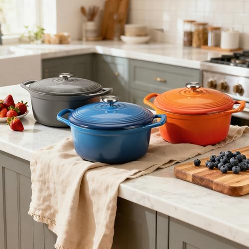 Enameled Cast Iron Dutch Oven