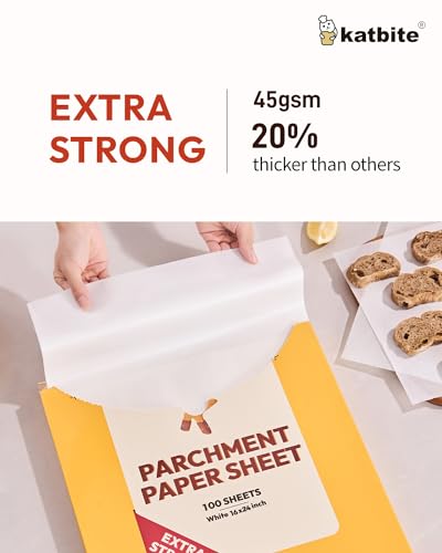100 Pcs Parchment Paper Baking Sheets (100 Count)