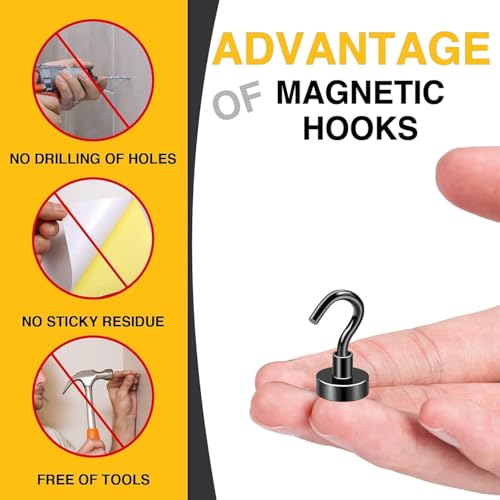 Magnetic Hooks (120 Count)