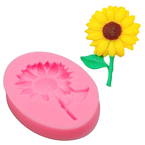 Sunflower Mold Silicone 4 Pcs (4 Count)