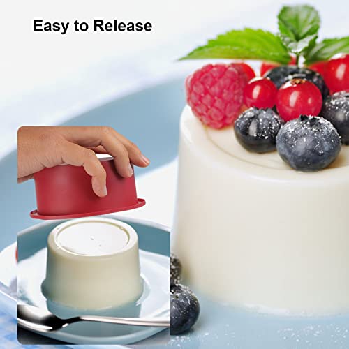4 Inch Silicone Round Cake Pans Set of 4 (4 Count)