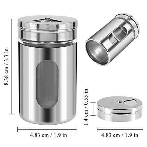 2pcs Salt and Pepper Shakers