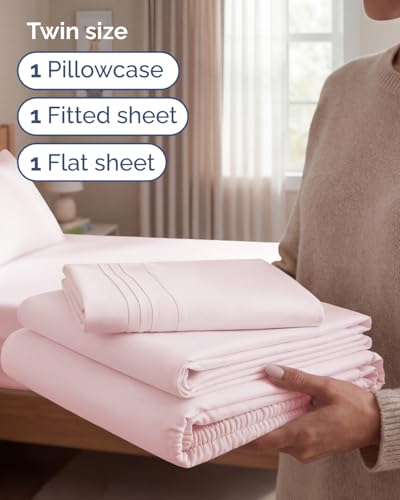 Twin Size 3 Piece Sheet Set (3 Count)