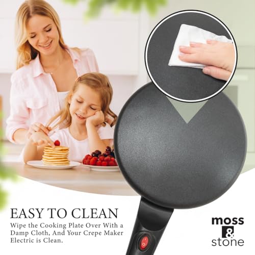 Black Electric Crepe Maker