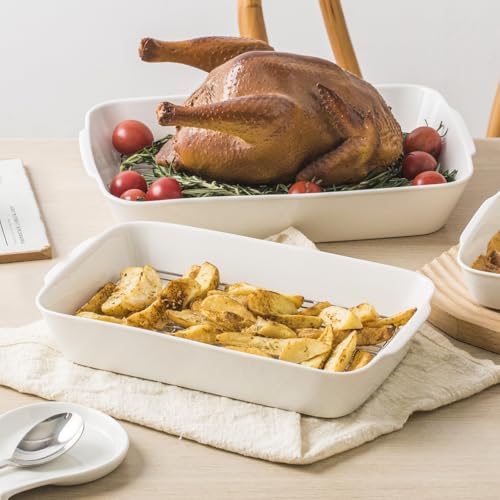 HOMBENE Ceramic Baking Dish (2 Count)