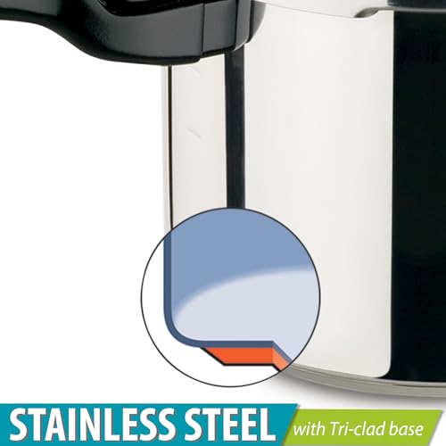 01362 6 Quart Stainless Steel Pressure Cooker