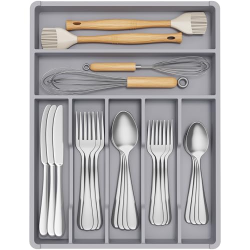 Silverware Drawer Organizer Tray