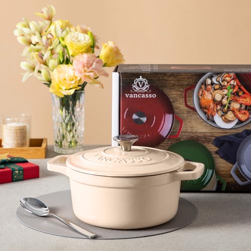 2.5 Qt Enameled Cast Iron Dutch Oven with Lid