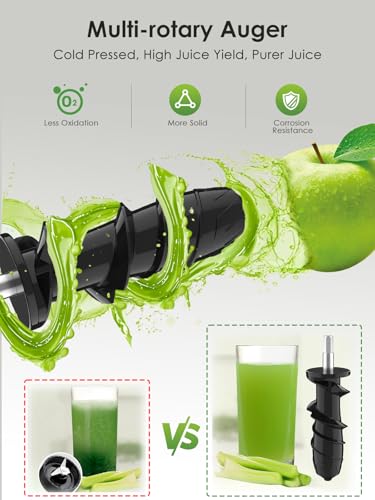 Cold Press Slow Juicers with Electric Coffee Grinder for Home & Office