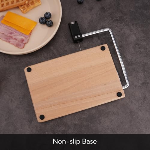 Replaceable Wire Cheese Slicer with Board (3 Wires)