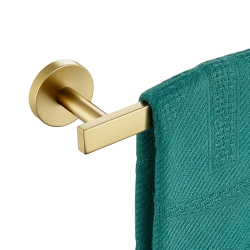 16 Inch Bathroom Towel Bar Bath Towel Rack Kitchen Towel Holder Towel Hanger Wall Mounted SUS304 Stainless Steel Brushed Gold AN4001GD