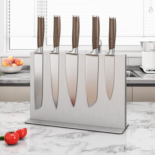 Stainless Steel Magnetic Knife Holder (14 Count)