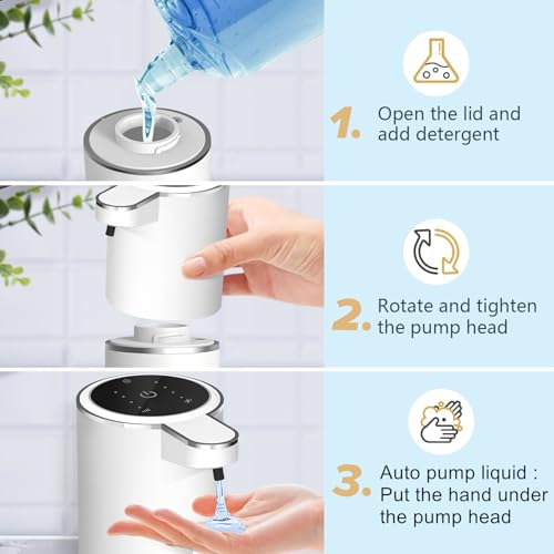 Automatic Liquid Soap Dispenser Bathroom Kitchen Dish Liquid Body Shampoo Shower Gel Hand Free Liquid