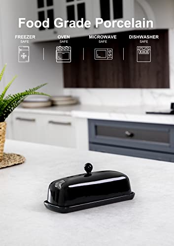 Ceramic Butter Dish with Lid for Countertop