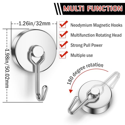 Magnetic Hooks (20 Count)