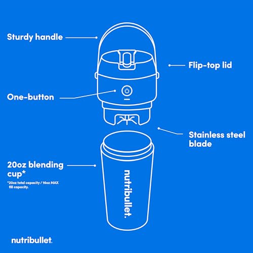 Flip Portable Blender with Insulated Cup