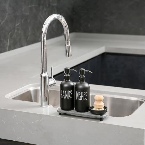 Soap Dispenser Set Comes with Stainless Steel Pumps