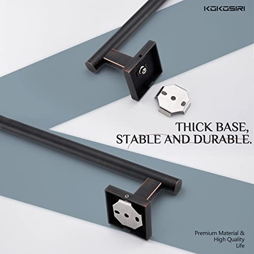 Towel Bar Bathroom Towel Holder for Bath Kitchen Cabinet Towel Rails 20 Inch Oil Rubbed Bronze Stainless Steel B4005ORB