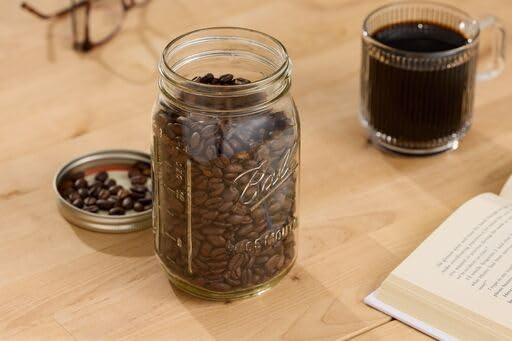 Wide Mouth Clear Glass Canning Quart 32 Oz Mason Jars with Lids