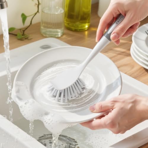 Dish Brush with Handle (2 Count)