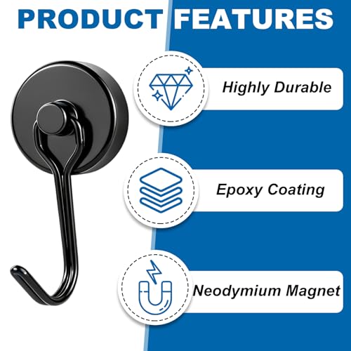 Magnetic Hooks (6 Count)