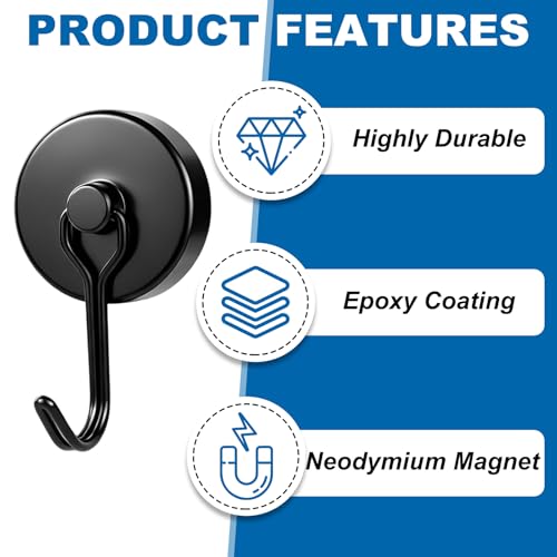 Magnetic Hooks (6 Count)