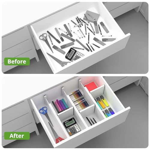 4 Pack Expandable Drawer Dividers