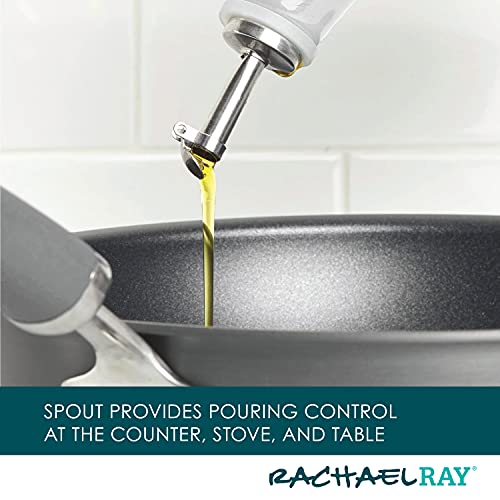 Ceramic EVOO Oil and Vinegar Dispenser Bottle