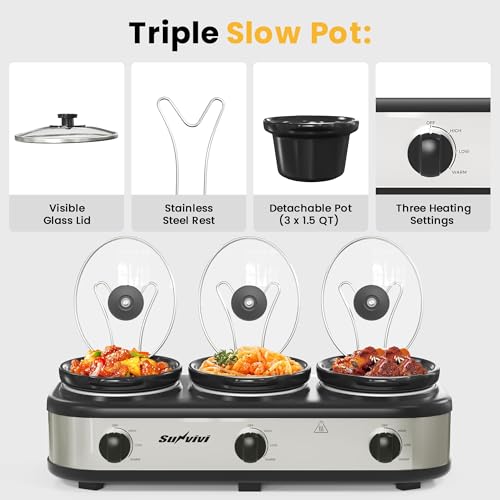 Triple Slow Cooker