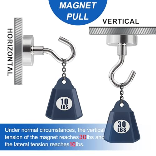 Magnetic Hooks for Cruise Essentials 2026 Cabins Door 45 Pack (45 Count)