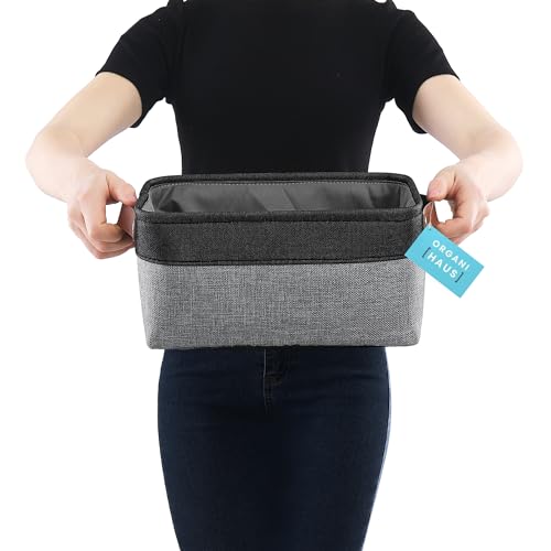 12x8in Canvas Storage Baskets (6 Count)
