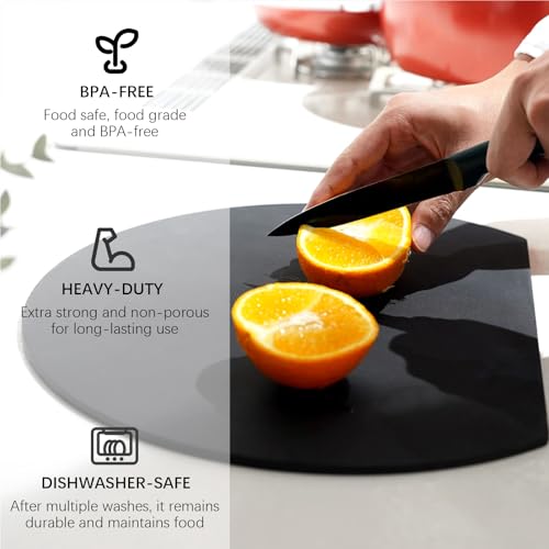 Thick Silicone Cutting Board Mats for Kitchen