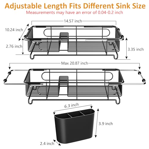Expandable in Sink Dish Drying Rack