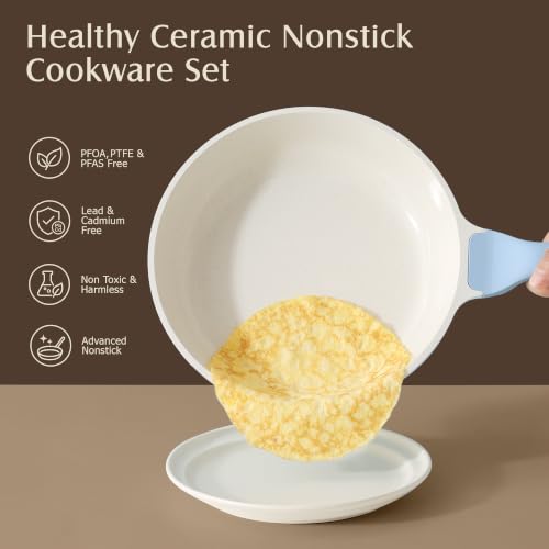 23 PCS Nonstick Ceramic Cookware Set
