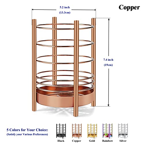 Copper Kitchen Utensil Holder for Kitchen Counter