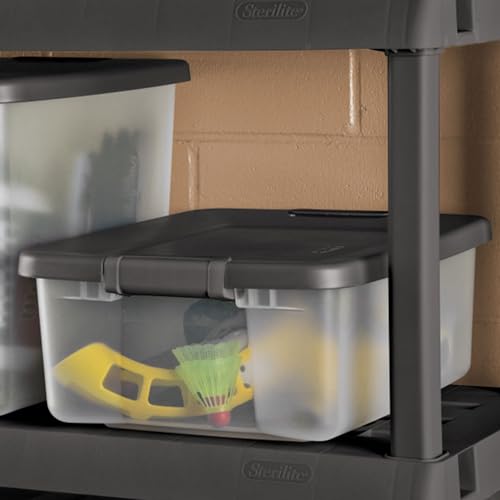 18 Pack Plastic Storage Bins w (18 Count)