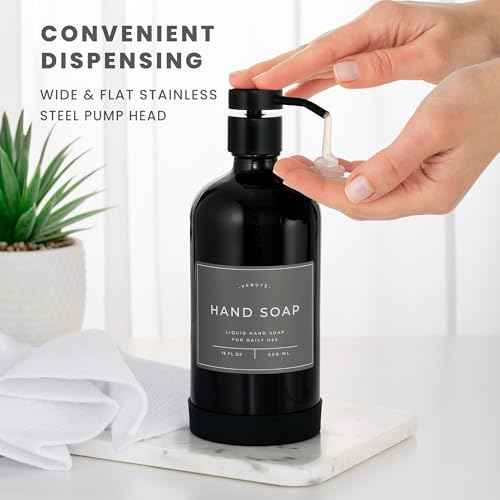 Hand and Dish Soap Dispenser for Kitchen and Bathroom (2 Count)