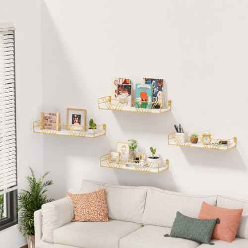 Floating Shelves for Wall Set of 4