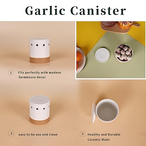Garlic Keeper with Lid