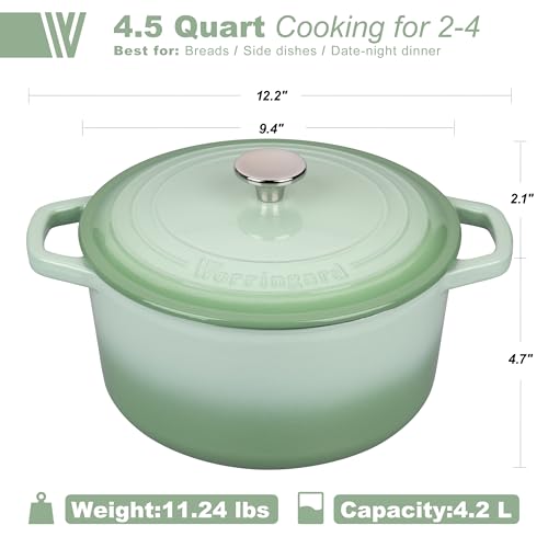 Enameled Cast Iron Dutch Oven Pot with Lid