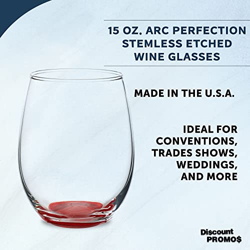 Stemless Wine Glasses in Bulk by ARC Perfection (10 Count)