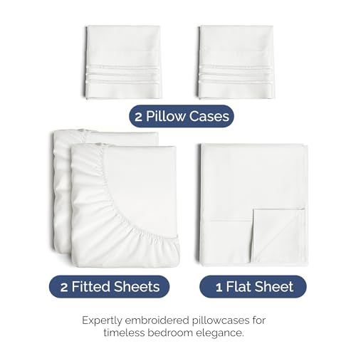 Split King Size 5 Piece Sheet Set