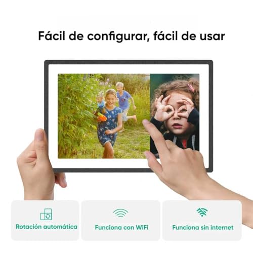 Black 11'' 2K WiFi Digital Picture Frame